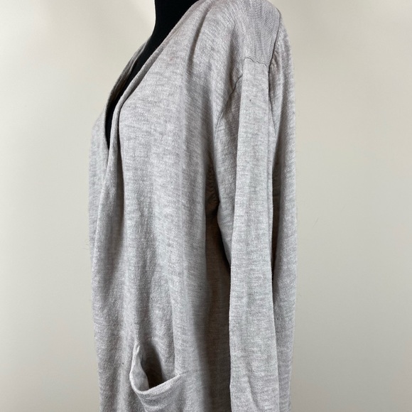 Madewell | Women’s Light Gray Cardigan Sweater | 2X - Picture 3 of 7